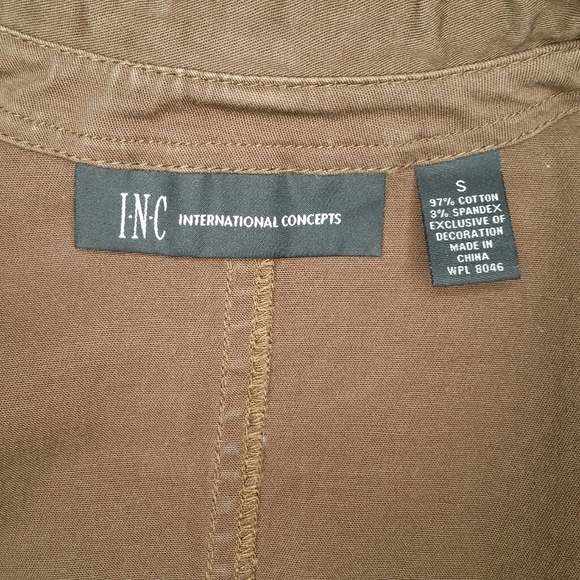 INC Brown Day Jacket Blazer Size Small - Picture 5 of 6